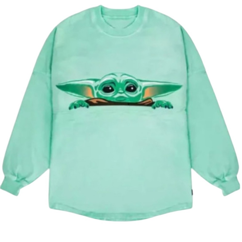 Disney Star Wars Spirit Jersey The‎ Mandalorian Puff Letters Pullover Oversized